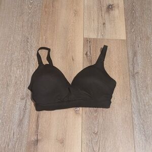 Seamless Nursing & Pumping Bra - Black
